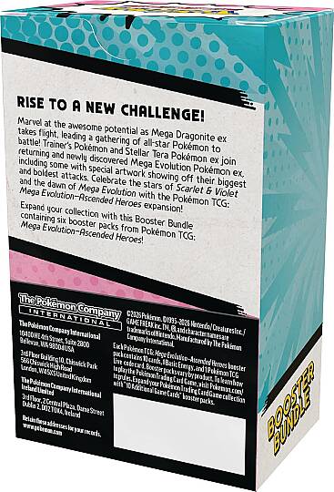 Pokémon TCG: Mega Evolution—Ascended Heroes Booster Bundle - 2
