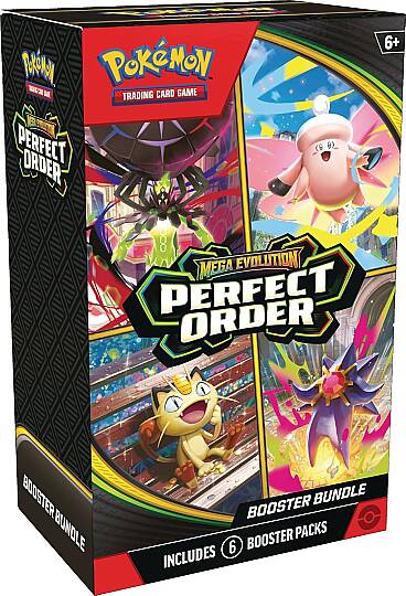 Pokémon TCG: Mega Evolution—Perfect Order Booster Bundle - 3