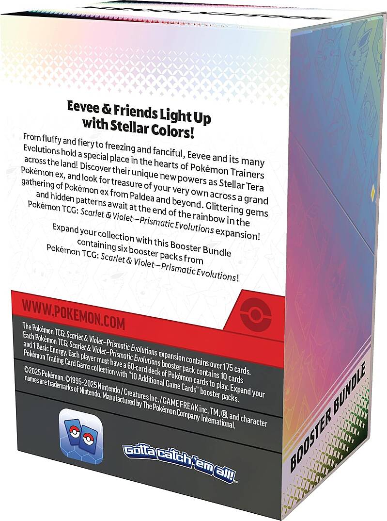 Pokemon TCG: Scarlet & Violet - Prismatic Evolutions Booster Bundle - 3