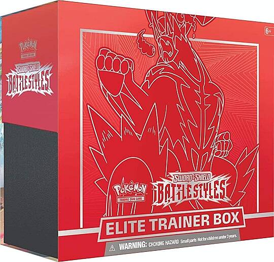 Pokemon TCG: Sword & Shield - Battle Styles Elite Trainer Box - Red - 3