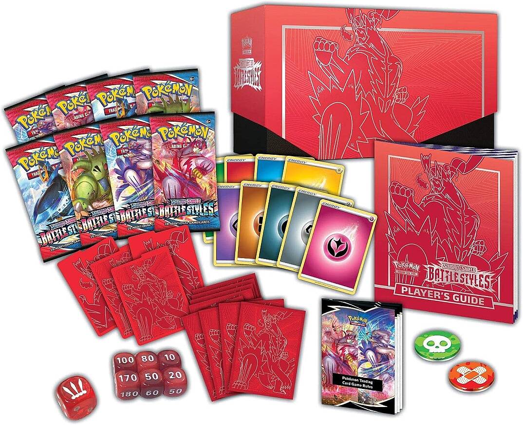 Pokemon TCG: Sword & Shield - Battle Styles Elite Trainer Box - Red - 2